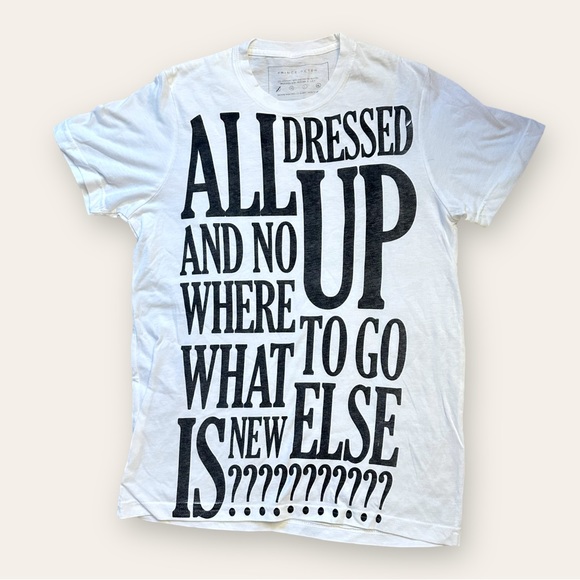 Prince Peter Collection Other - NWOT - Misprint Prince Peter All Dressed Up Slogan Tee - Small